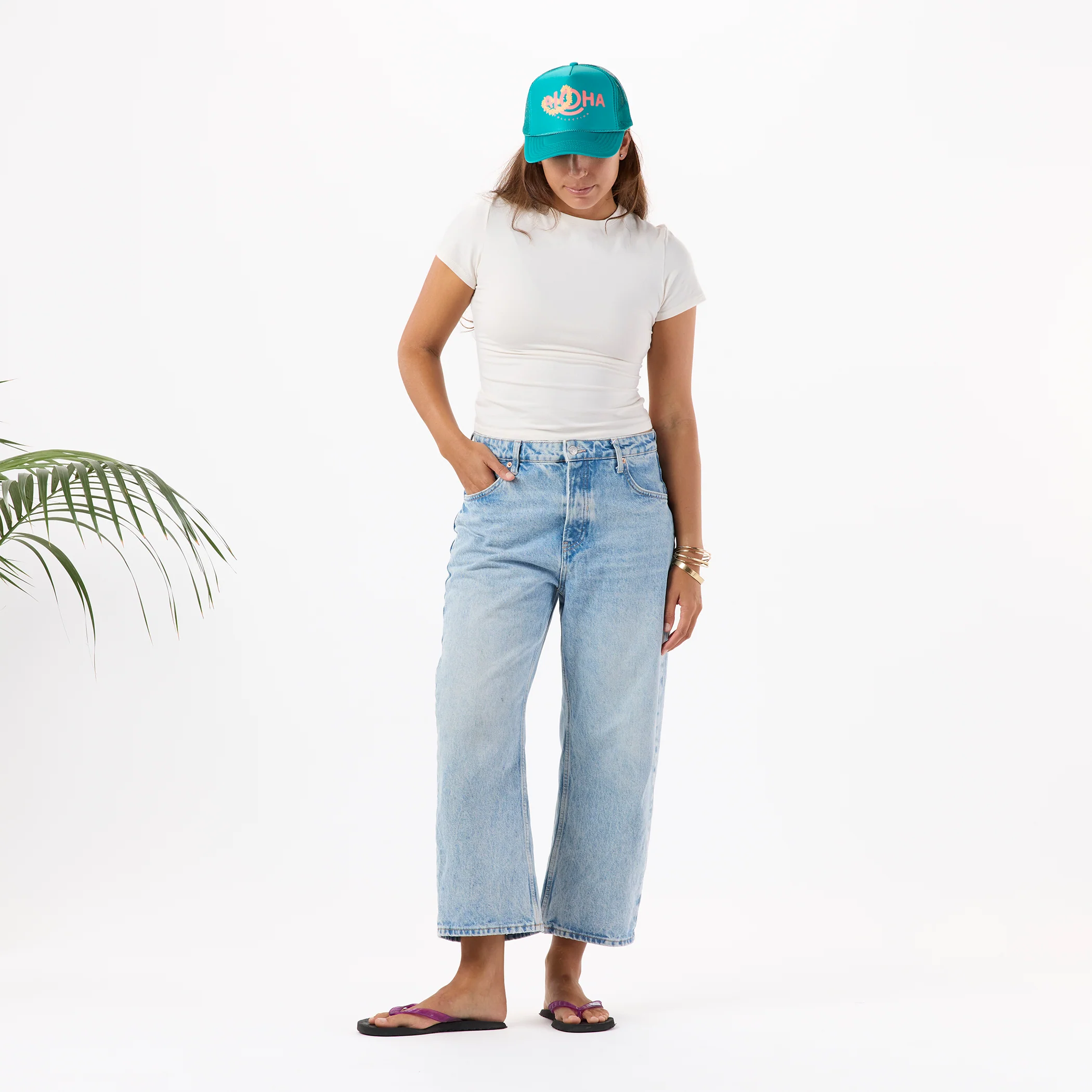 Foam Trucker Hat | Lei ALOHA - Image 4