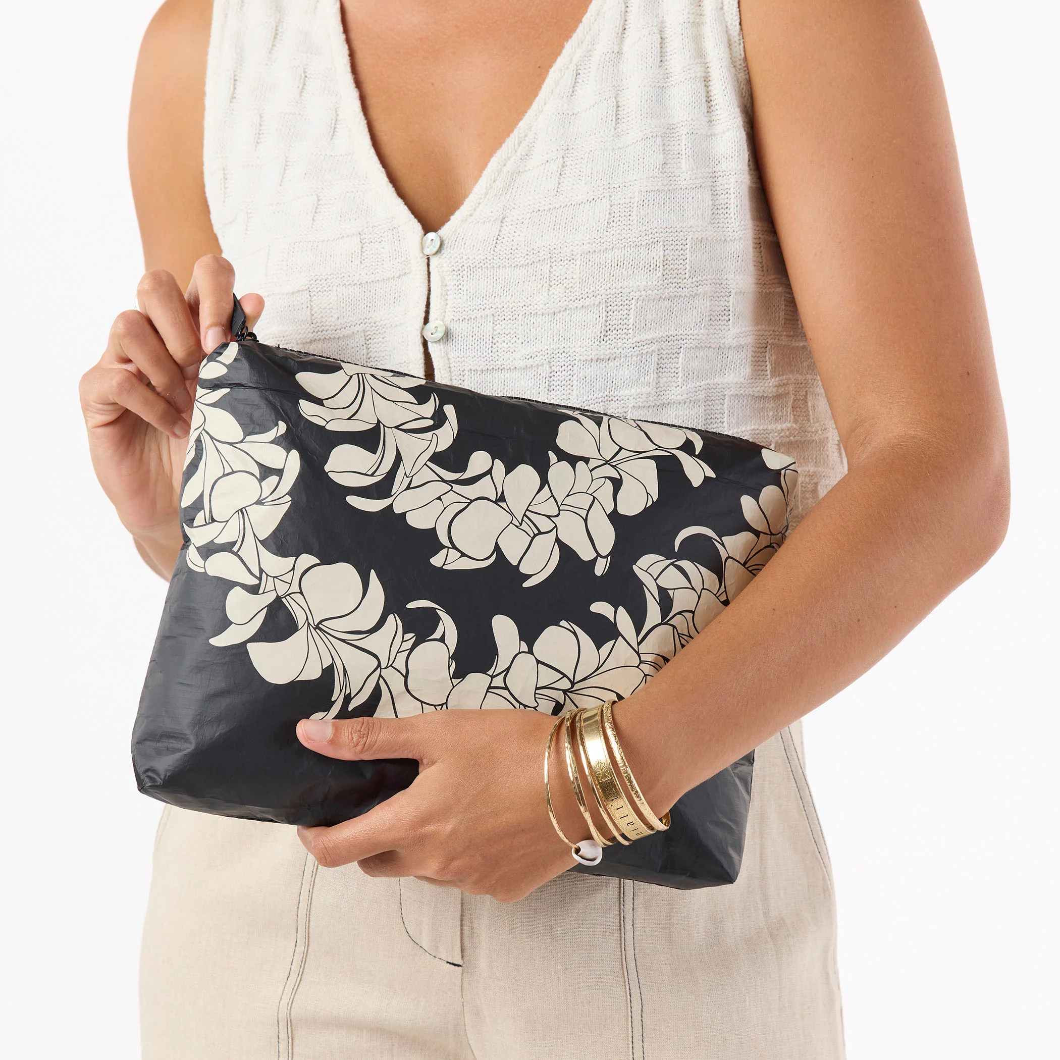 Mid Pouch | Plumeria Lei - Image 2