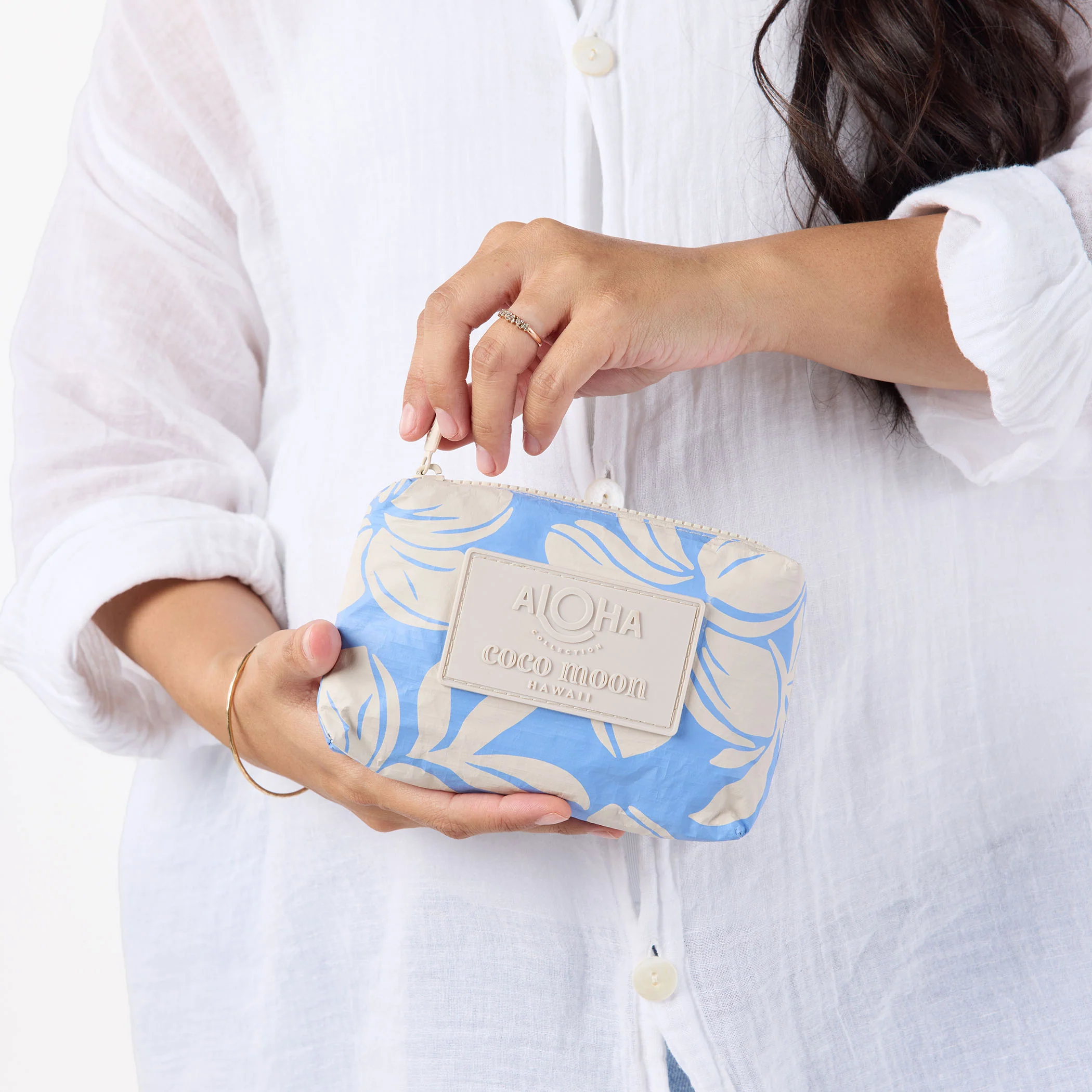 Mini Pouch | Plumeria Dreams by Coco Moon - Image 2