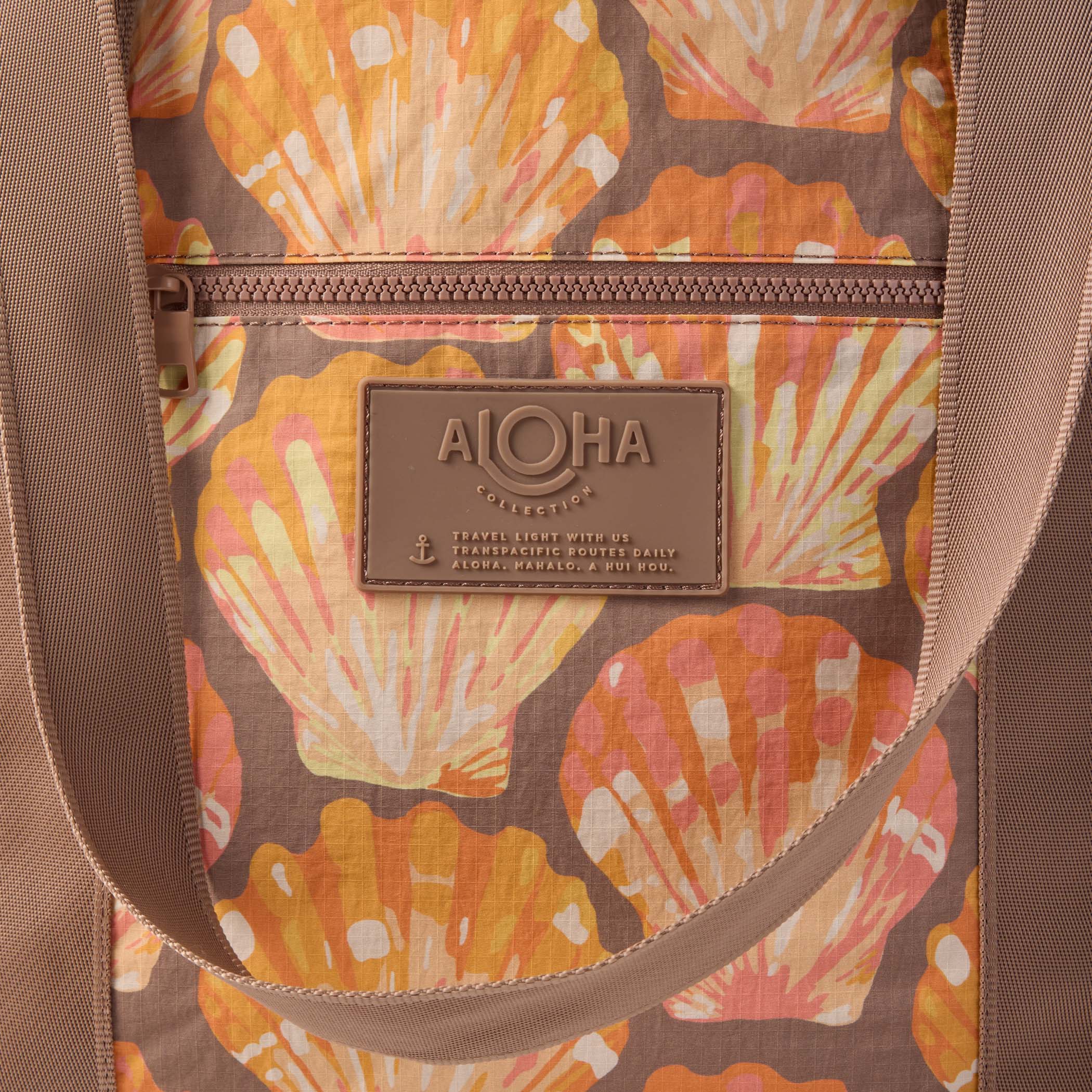 Nylon Zipper Tote | Sunrise Shells - Image 8